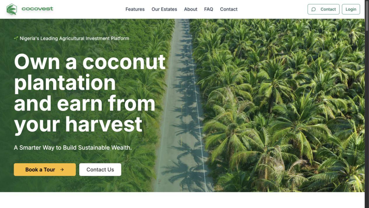 Cocovest - Agricultural Investment Platform